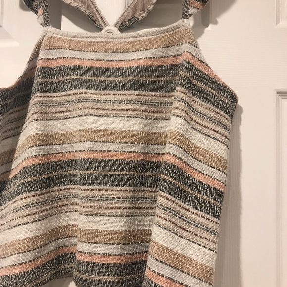 Madewell Texture Thread Ruffle Strap Tank - Picture 5 of 7